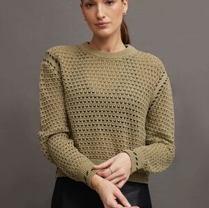 Varley Beige Crewneck Sweater for Womens